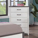 PRIAM Chest, White/Gray - Imperial Furniture (Las Vegas, NV) - Multi Location