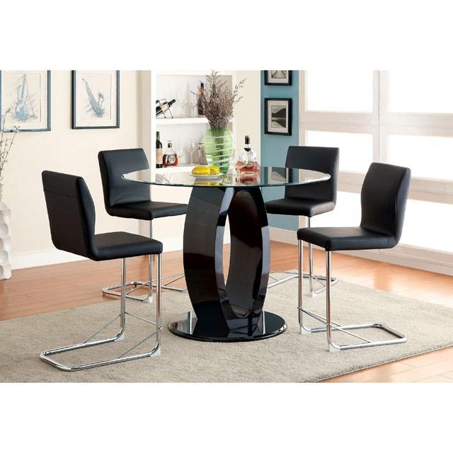 LODIA II Black Counter Ht. Chair - Imperial Furniture (Las Vegas, NV) - Multi Location
