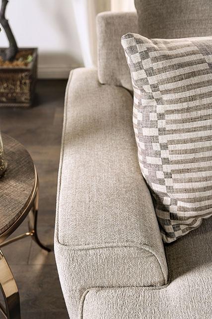 HOLBORN Loveseat, Beige - Imperial Furniture (Las Vegas, NV) - Multi Location