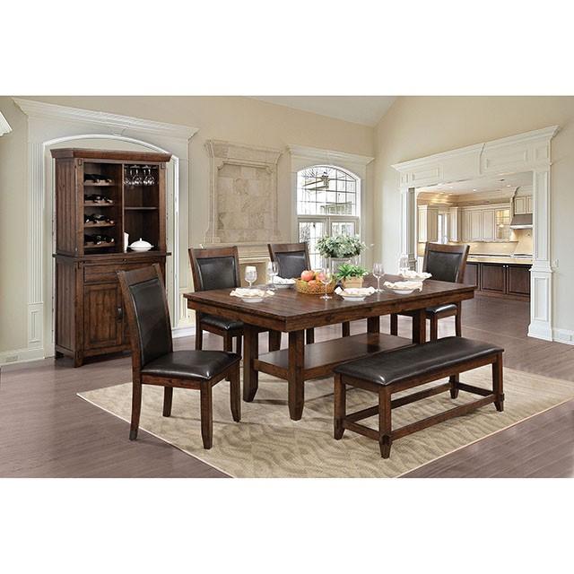 MEAGAN I Brown Cherry Dining Table - Imperial Furniture (Las Vegas, NV) - Multi Location