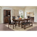 MEAGAN I Brown Cherry Dining Table - Imperial Furniture (Las Vegas, NV) - Multi Location