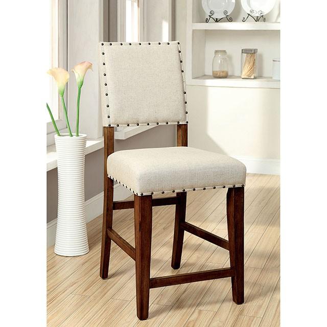 SANIA Rustic Oak Counter Ht. Chair (2/CTN) - Imperial Furniture (Las Vegas, NV) - Multi Location