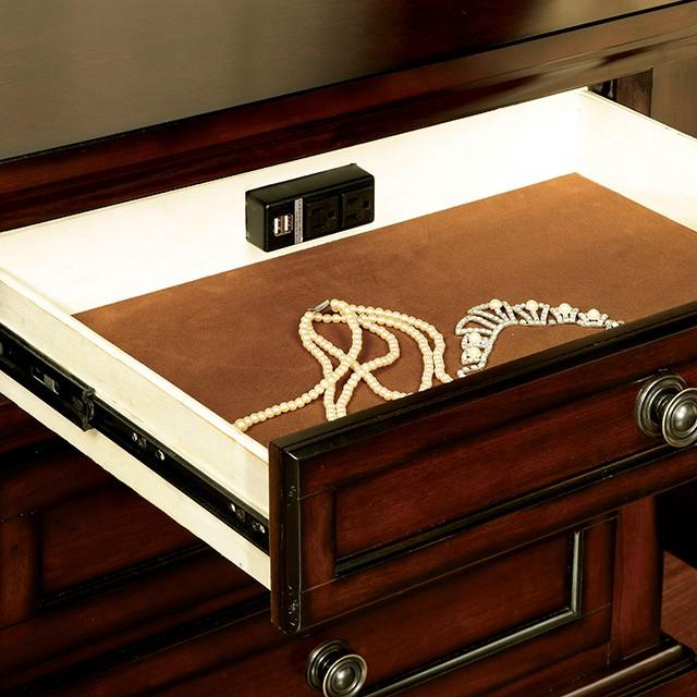 NORTHVILLE Dark Cherry Night Stand - Imperial Furniture (Las Vegas, NV) - Multi Location