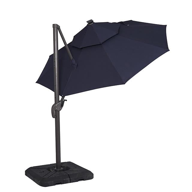 Nuti 10 Ft Round Umbrella w/ LED Light + 37" Large Base - Imperial Furniture (Las Vegas, NV) - Multi Location