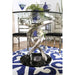 ROXO Silver/Black Round Dining Table - Imperial Furniture (Las Vegas, NV) - Multi Location