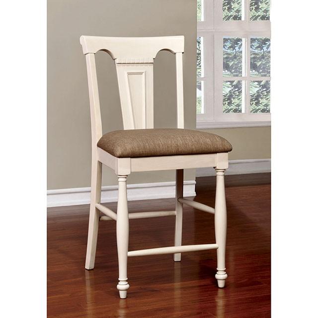 SABRINA Off White/Cherry Ctr.Ht. Chair, Cherry & White (2/CTN) - Imperial Furniture (Las Vegas, NV) - Multi Location