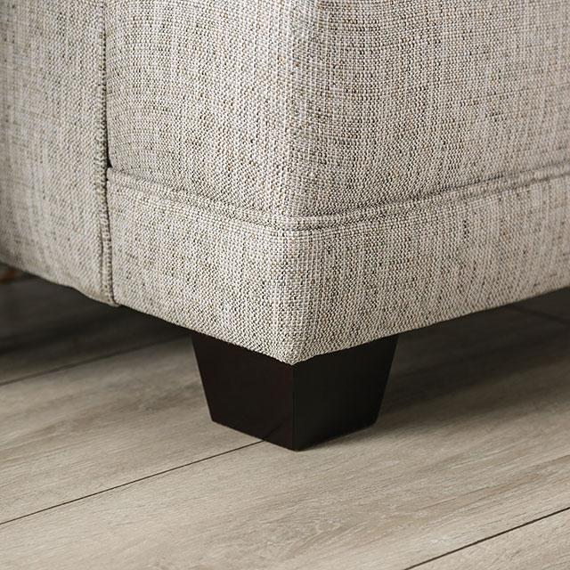STEPHNEY Loveseat, Gray/Gold - Imperial Furniture (Las Vegas, NV) - Multi Location