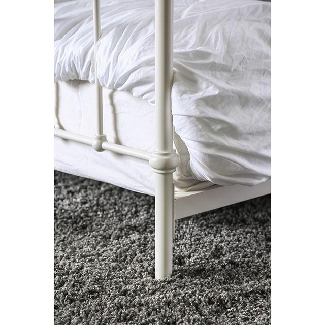 IRIA Vintage White Cal.King, E.King, & Full Bed - Imperial Furniture (Las Vegas, NV) - Multi Location