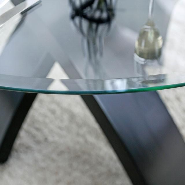 Jasmin Black/White Round Dining Table - Imperial Furniture (Las Vegas, NV) - Multi Location