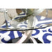 ROXO Silver/Black Round Dining Table - Imperial Furniture (Las Vegas, NV) - Multi Location