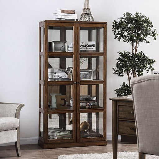 Vilas Oak Curio Cabinet - Imperial Furniture (Las Vegas, NV) - Multi Location