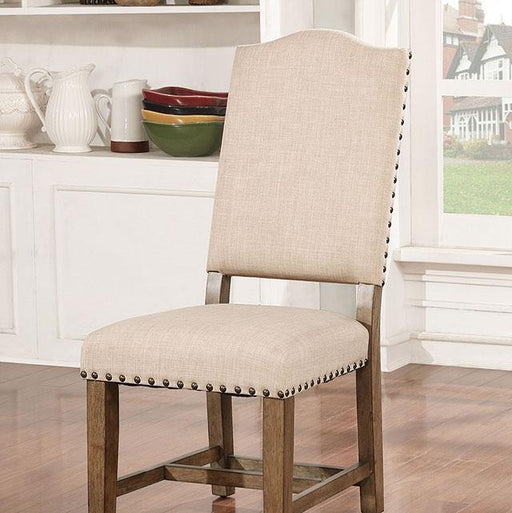 Julia Light Oak/Ivory Side Chair (2/CTN) - Imperial Furniture (Las Vegas, NV) - Multi Location