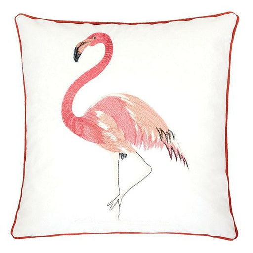 Lina Flamingo 20" X 20" Pillow, Single Flamingo - Imperial Furniture (Las Vegas, NV) - Multi Location