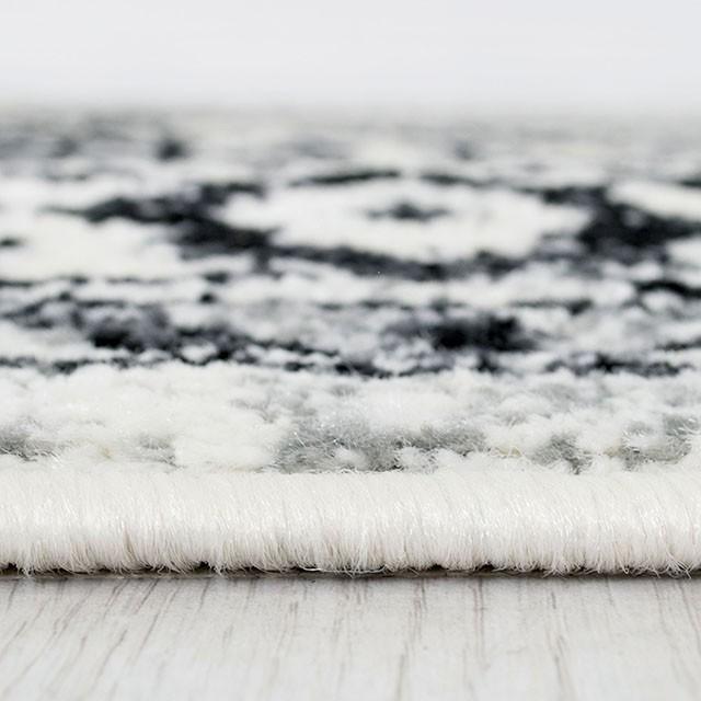 Serang Gray/Black 5' X 7' Area Rug - Imperial Furniture (Las Vegas, NV) - Multi Location