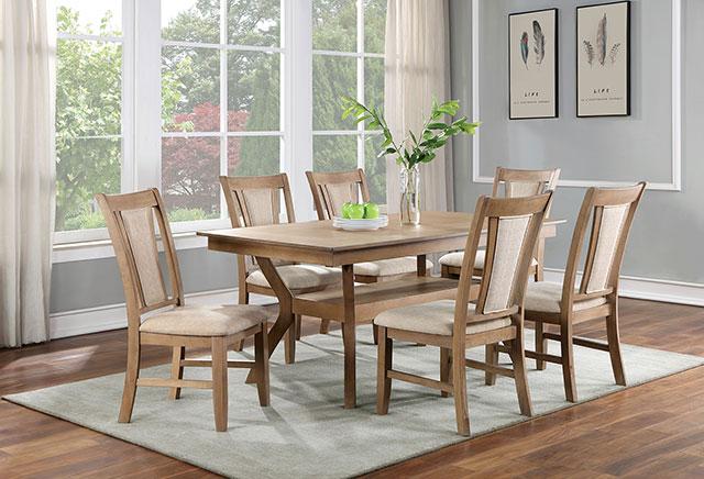 UPMINSTER Side Chair (2/CTN), Natural Tone/Beige - Imperial Furniture (Las Vegas, NV) - Multi Location