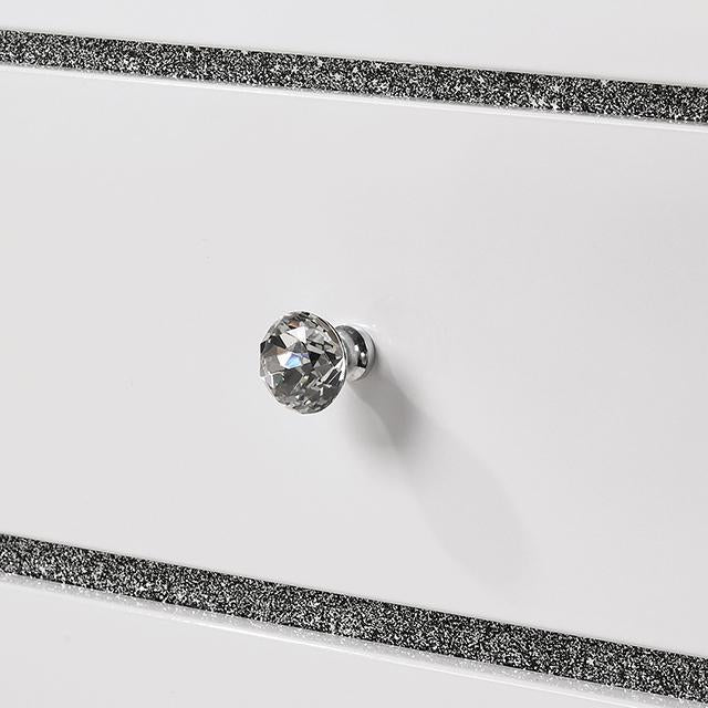 MAGDEBURG Cal.King Bed, Black & White - Imperial Furniture (Las Vegas, NV) - Multi Location
