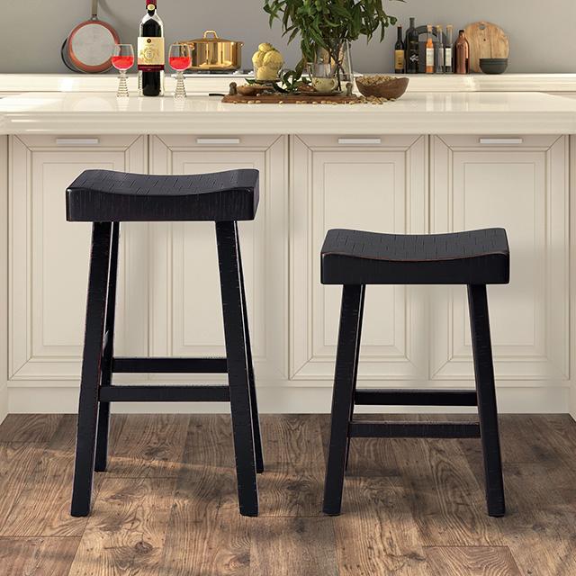 Biasca 29" Stool (2/CTN) White, Brown, & Black - Imperial Furniture (Las Vegas, NV) - Multi Location