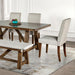 Losone Dining Table Set with Bench Rustic - Imperial Furniture (Las Vegas, NV) - Multi Location
