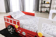 FIERSTALL Twin Bed, Red - Imperial Furniture (Las Vegas, NV) - Multi Location