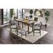Anton 7 Pc Counter Ht Table Set - Imperial Furniture (Las Vegas, NV) - Multi Location