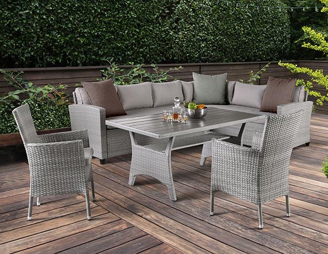 Kimara 3 & 5 Piece. Patio Dining Set - Imperial Furniture (Las Vegas, NV) - Multi Location