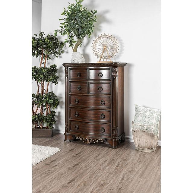 Menodora Brown Cherry Chest - Imperial Furniture (Las Vegas, NV) - Multi Location