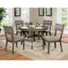 Leeds Gray Round Dining Table - Imperial Furniture (Las Vegas, NV) - Multi Location