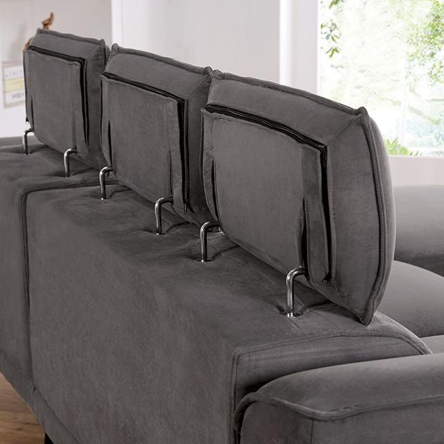 NAPANEE Sectional, Dark Gray - Imperial Furniture (Las Vegas, NV) - Multi Location