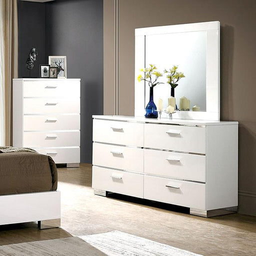 Malte White Dresser - Imperial Furniture (Las Vegas, NV) - Multi Location