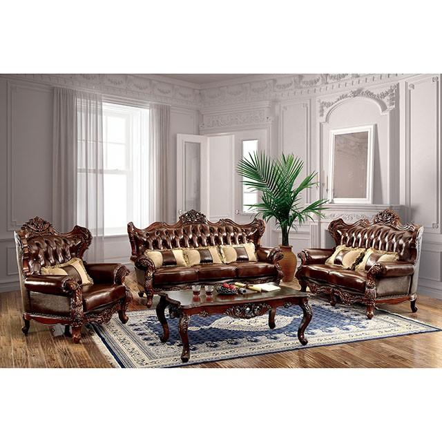 Jericho Brown/Dark Oak Sofa - Imperial Furniture (Las Vegas, NV) - Multi Location