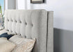 LEOMIN Cal.King, E.King, Full, & Queen Bed, Gray - Imperial Furniture (Las Vegas, NV) - Multi Location