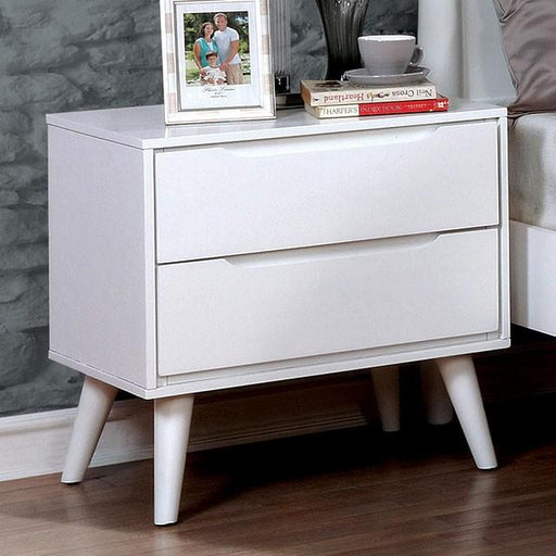 LENNART II White Night Stand - Imperial Furniture (Las Vegas, NV) - Multi Location