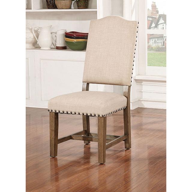 Julia Light Oak/Ivory Side Chair (2/CTN) - Imperial Furniture (Las Vegas, NV) - Multi Location