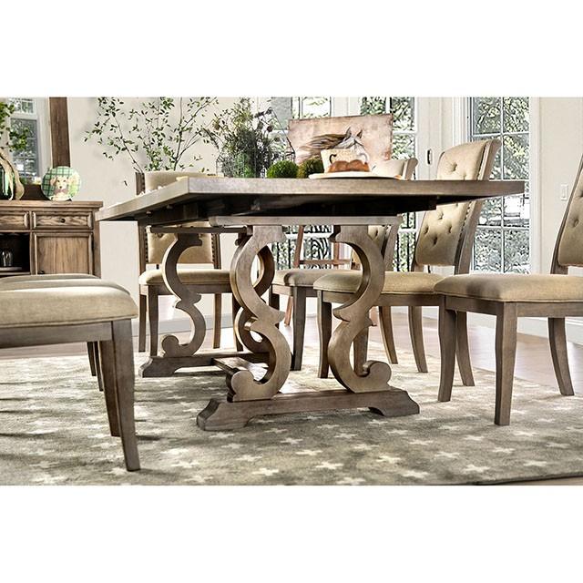 Patience Rustic Natural Tone Dining Table - Imperial Furniture (Las Vegas, NV) - Multi Location