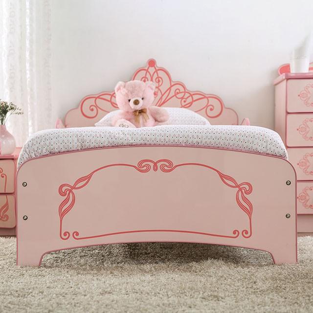 PRINCESS CROWN SINGLE BED Twin Bed - Imperial Furniture (Las Vegas, NV) - Multi Location