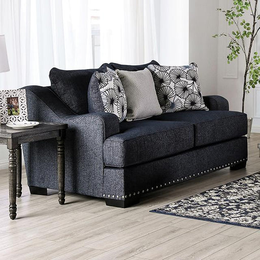 SONORA Loveseat, Dark Navy - Imperial Furniture (Las Vegas, NV) - Multi Location