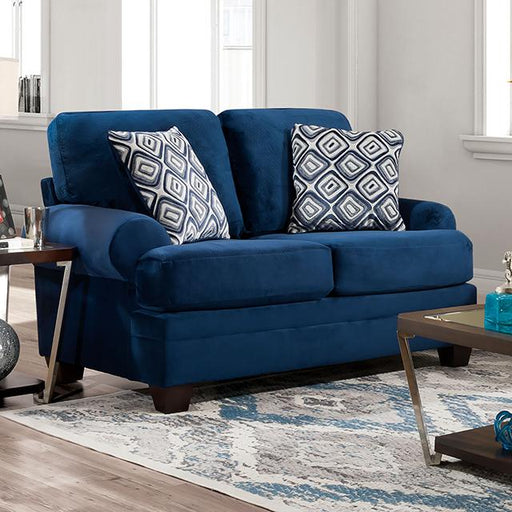 WALDSTONE Loveseat, Navy - Imperial Furniture (Las Vegas, NV) - Multi Location