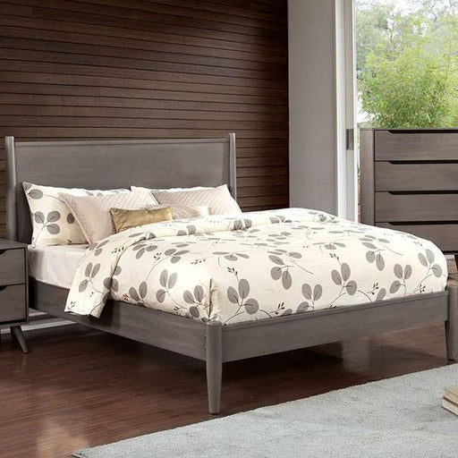 Lennart Gray Cal.King, E.king, & Queen Bed - Imperial Furniture (Las Vegas, NV) - Multi Location