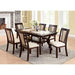 BRENT Dark Cherry/Ivory Dining Table - Imperial Furniture (Las Vegas, NV) - Multi Location