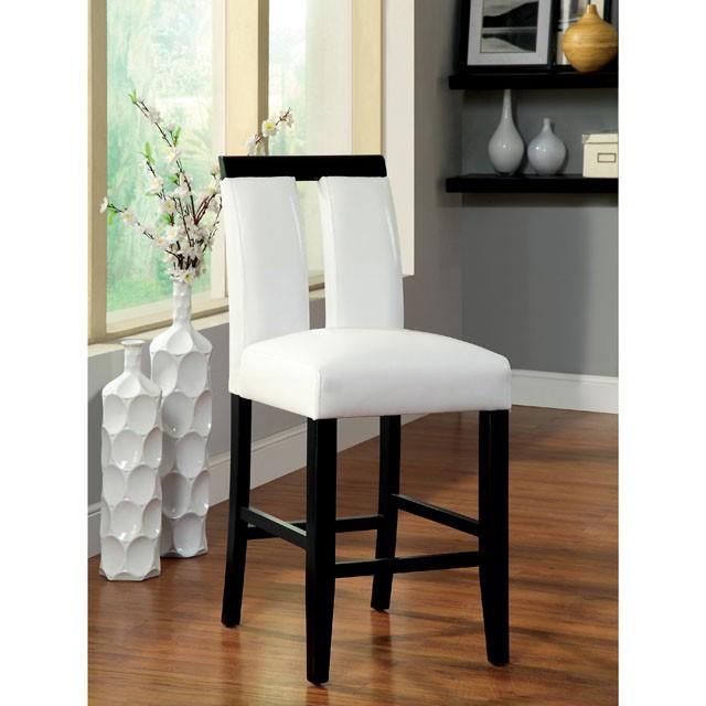 LUMINAR II Black/White Counter Ht. Chair (2/CTN) - Imperial Furniture (Las Vegas, NV) - Multi Location