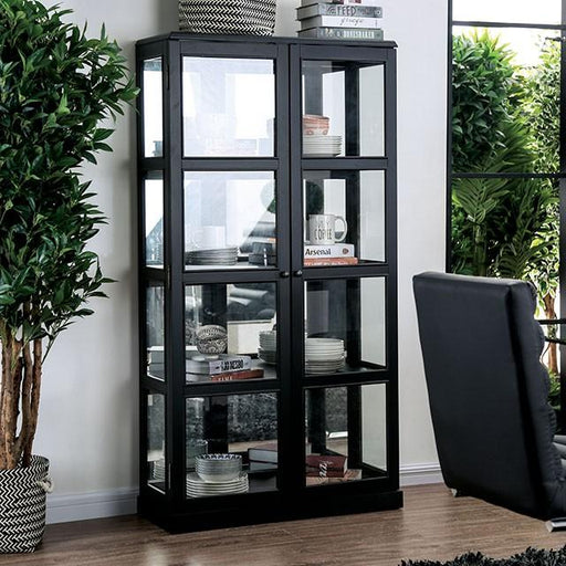 Vilas Black Curio Cabinet - Imperial Furniture (Las Vegas, NV) - Multi Location