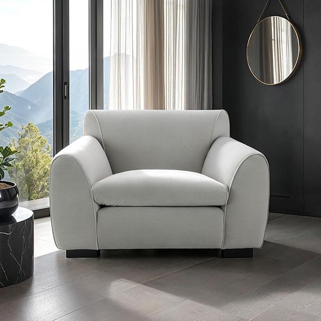 Severo Chair Light Gray - Imperial Furniture (Las Vegas, NV) - Multi Location