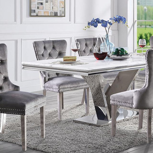 Valdevers 7 Pc Dining Table Set - Imperial Furniture (Las Vegas, NV) - Multi Location