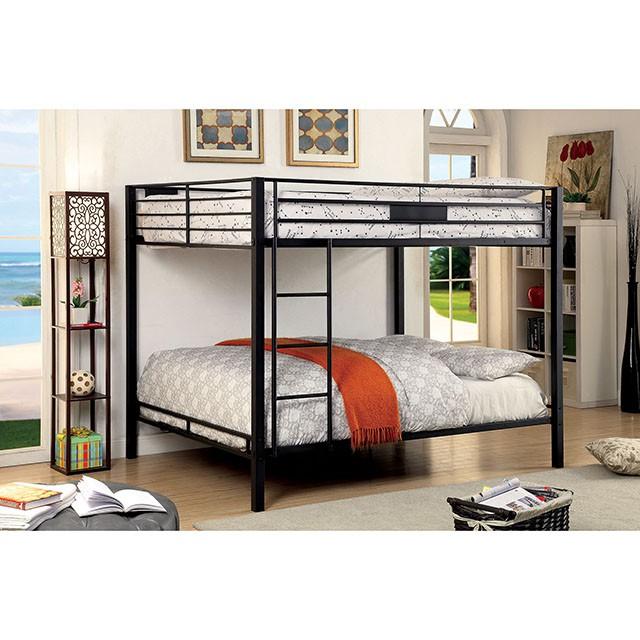 CLAREN Black Queen/Queen Bunk Bed - Imperial Furniture (Las Vegas, NV) - Multi Location