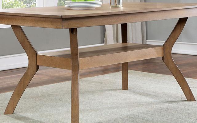 UPMINSTER Dining Table, Natural Tone - Imperial Furniture (Las Vegas, NV) - Multi Location