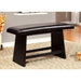 HURLEY Black Counter Ht. Bench - Imperial Furniture (Las Vegas, NV) - Multi Location
