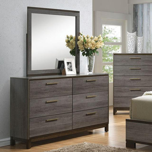 MANVEL Two-Tone Antique Gray Dresser - Imperial Furniture (Las Vegas, NV) - Multi Location