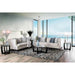 Tegan Beige/Light Blue Love Seat - Imperial Furniture (Las Vegas, NV) - Multi Location