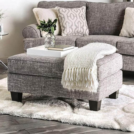 Pierpont Gray Ottoman - Imperial Furniture (Las Vegas, NV) - Multi Location