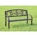 POTTER Black Patio Steel Bench - Imperial Furniture (Las Vegas, NV) - Multi Location